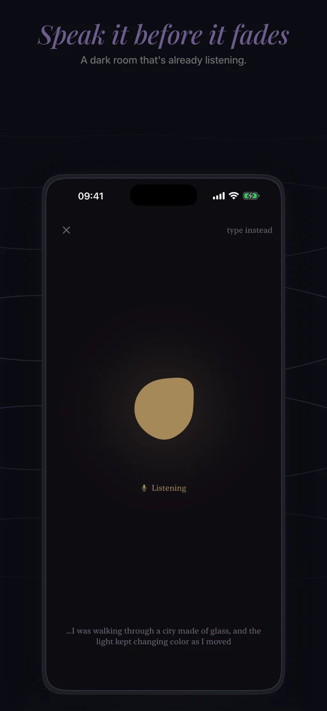 Dreams — Voice dream capture