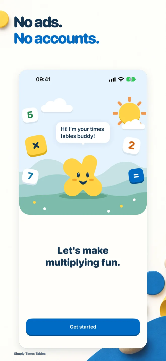 Simply Times Tables — Child profile setup
